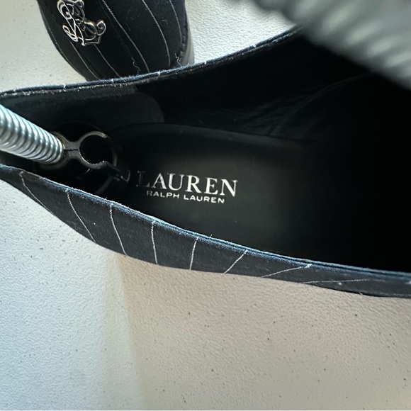 Ralph Lauren womensLaurenMaryna11Oxford shoesin black withwhitepinstripes - Picture 4 of 9